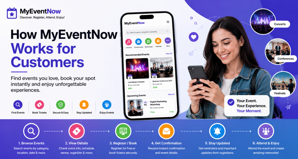 How MyEventNow Works For Customers
